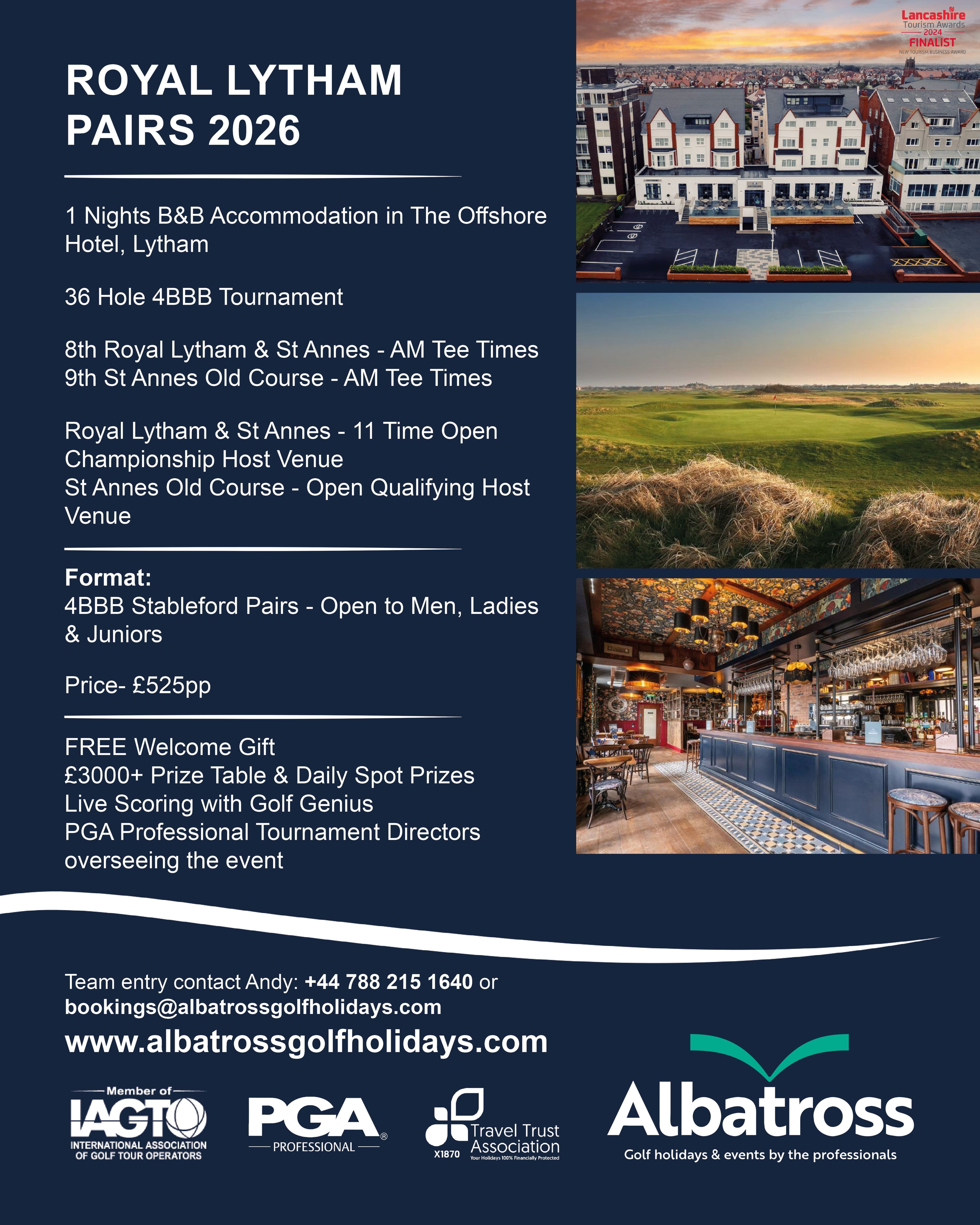 Lytham Golf Pairs poster