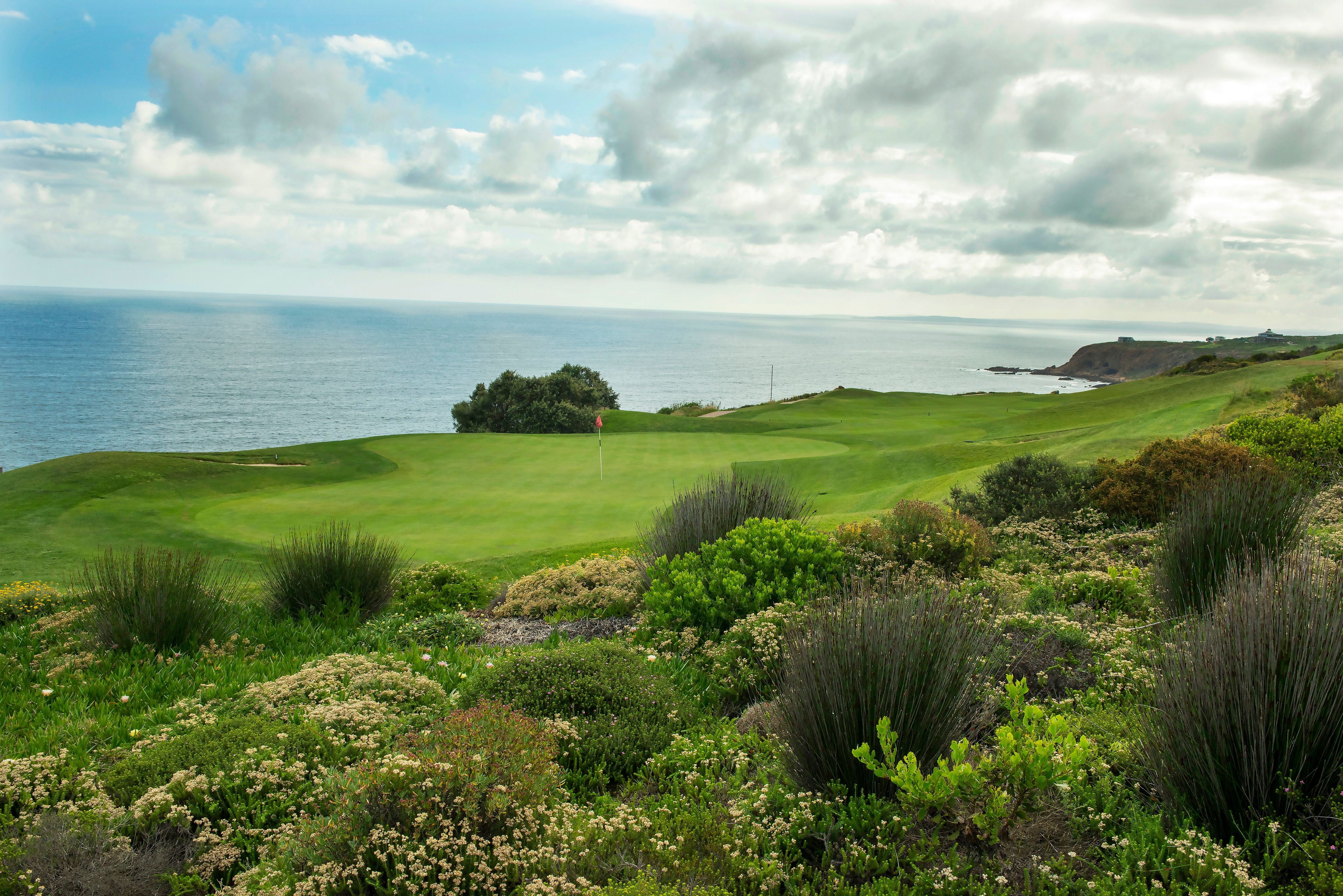south africa pro am course picture coastal shot with green