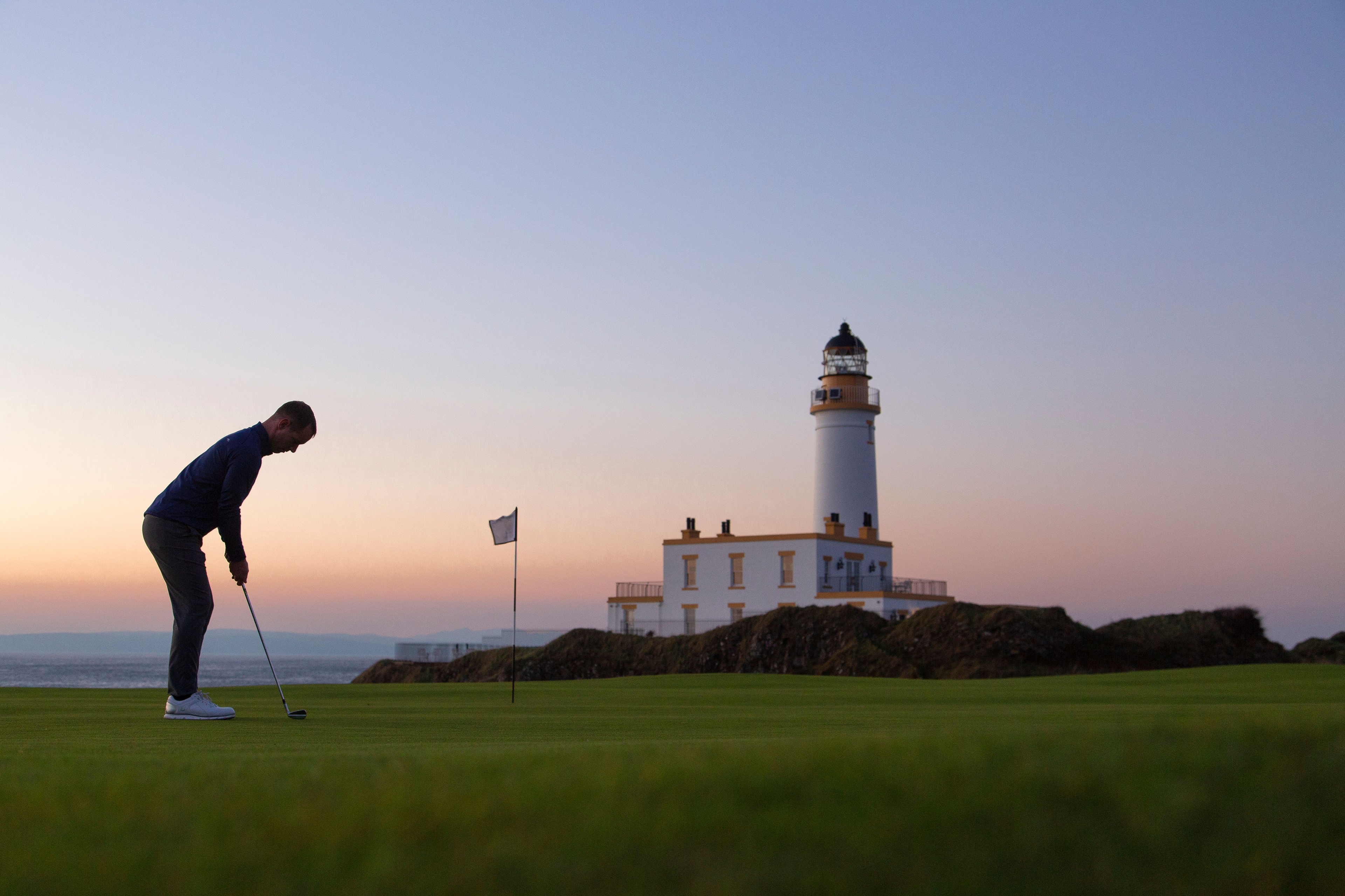 Sunset Trump Turnberry Lighthouse