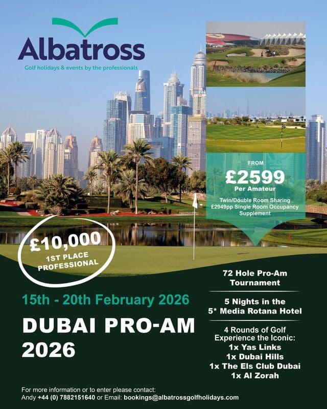 Dubai Pro-Am 2026 flyer