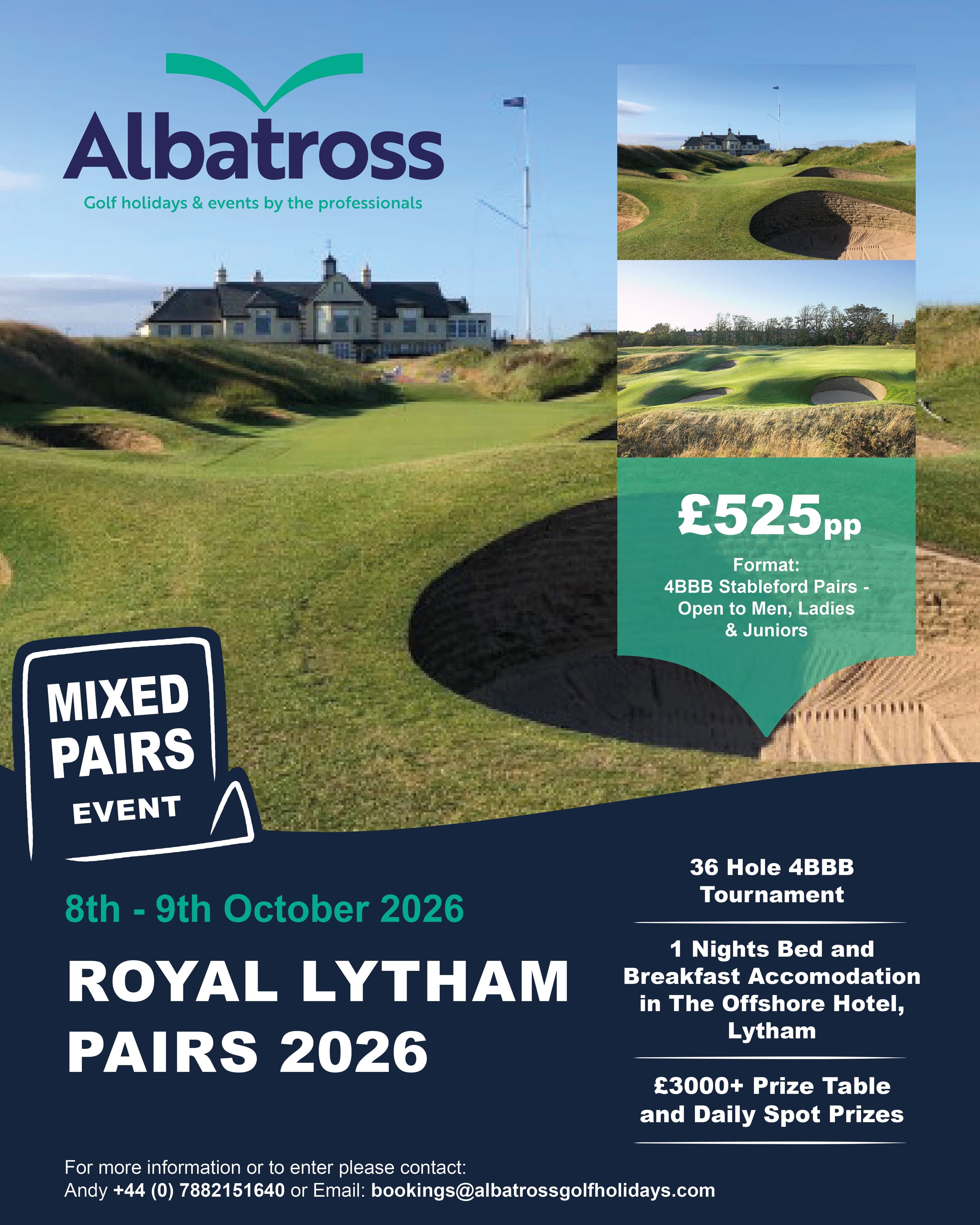 Lytham Golf Pairs poster